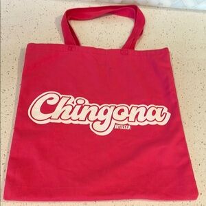 Artelexia Chingona cotton canvas tote bag
